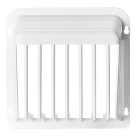 6IN WHT PLSTC VENTGUARD