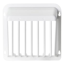 6IN WHT PLSTC VENTGUARD